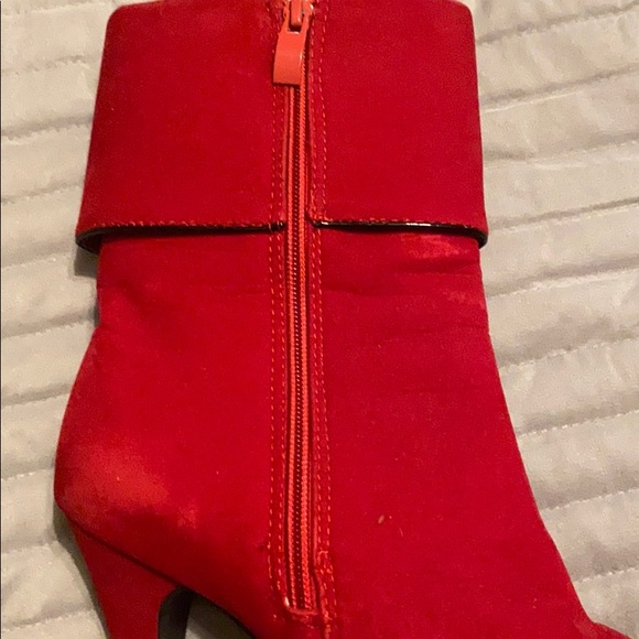 Suede Red Stiletto’s - Picture 8 of 9
